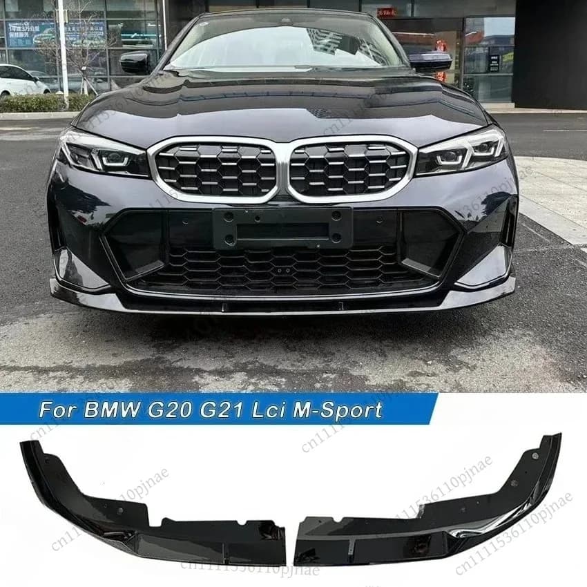 Per BMW Serie 3 G20 G21 325i 330i M340i LCI M-Sport 2022-2024: Splitter Anteriore, Labbro Spoiler, Diffusore, Protezione Paraurti, Kit Carrozzeria, Copertura