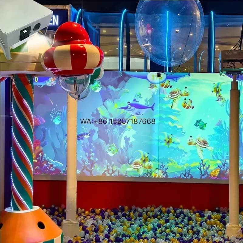 Wmwmnu Customized Wholesale Immersive Projection Interactive Game Wall Touch Screen for Indoor Playground Commercial