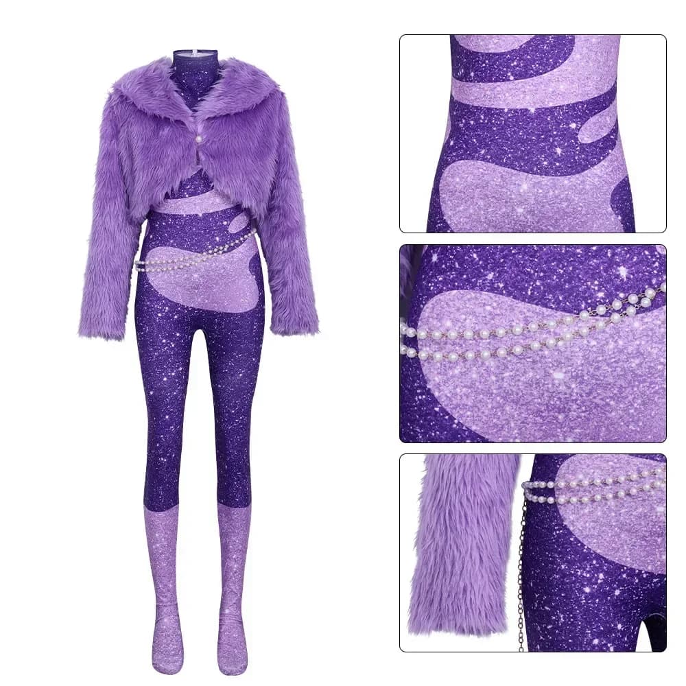 2026 Gazelle Cosplay Costume Carnival Party Female Singer Stage Performance Outfits Halloween Anime Zootopia Dress Up Clothes