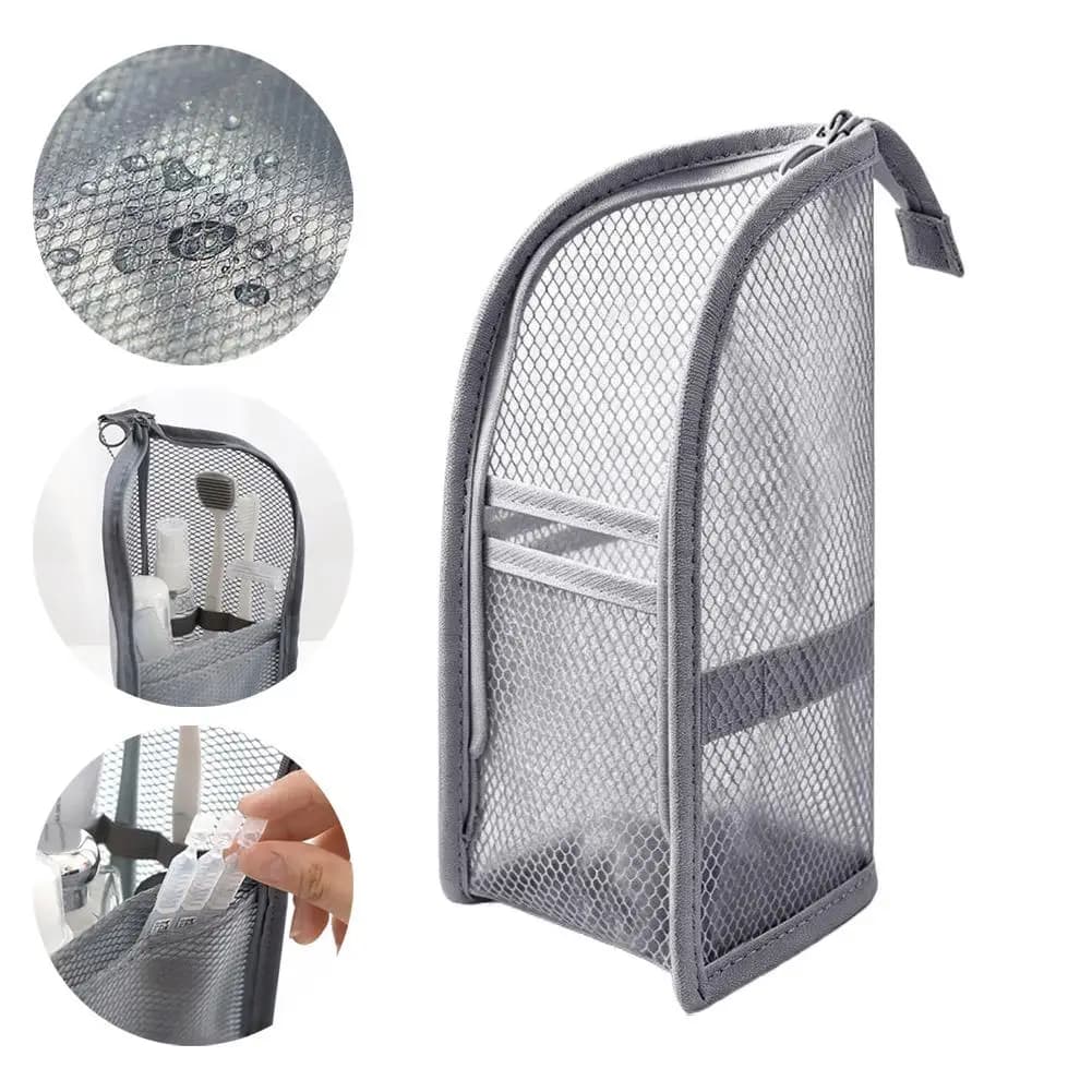 EVA mesh Cosmetic Bag Travel Storage Portable Toiletry Beauty Case Makeup Bag Organizer Female Make Up Pouch Bathroom Wash Pack
