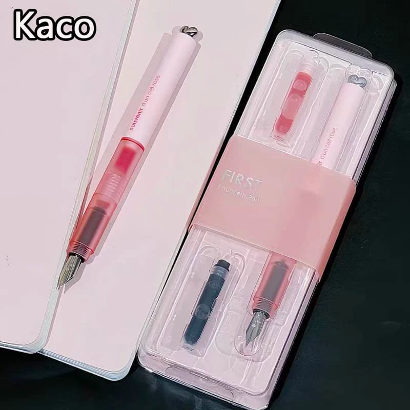 KACO Heartfelt EF Calligraphy Fountain Pen,Premium Fine Pack Tip Design With Replaceable Ink,Smooth Writing For Students&Writers