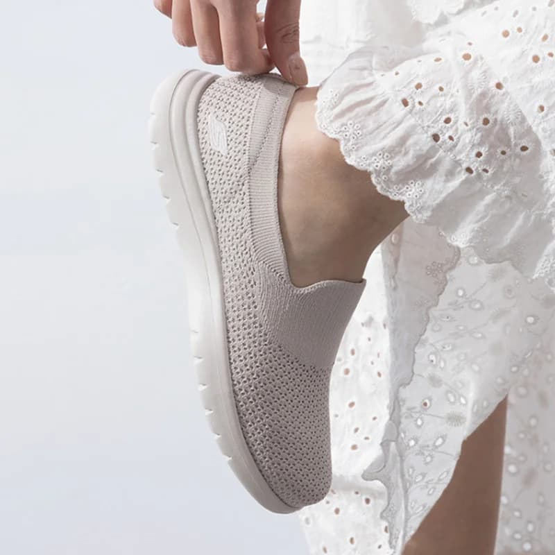 Sneakers casual da donna, scarpe da passeggio comode, leggere e traspiranti 138270-NAT