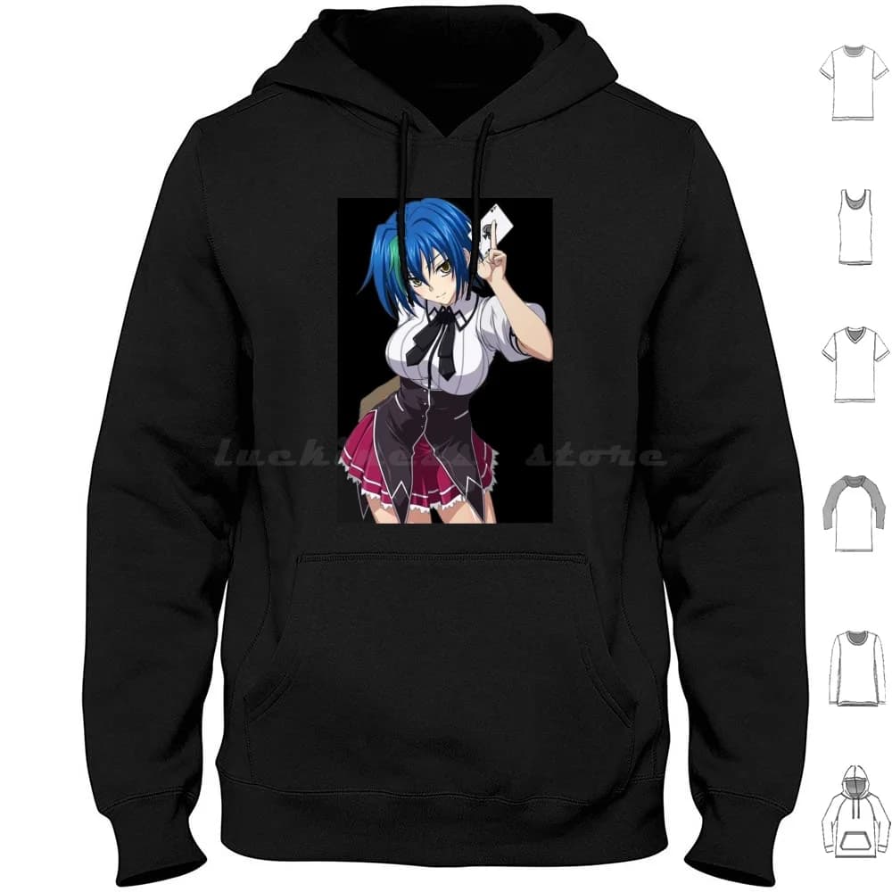Xenovia Quarta Felpe con cappuccio a maniche lunghe Xenovia Quarta High School Dxd Anime Girl Giappone Xenovia Quarta