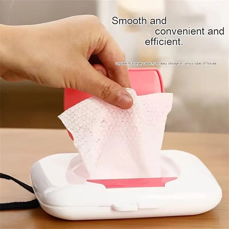 1 custodia portatile per salviette umidificate, ideale per viaggi, per passeggino/culla/uso esterno, in PP resistente, inodore, compatta, approvata PPAP ​ ​