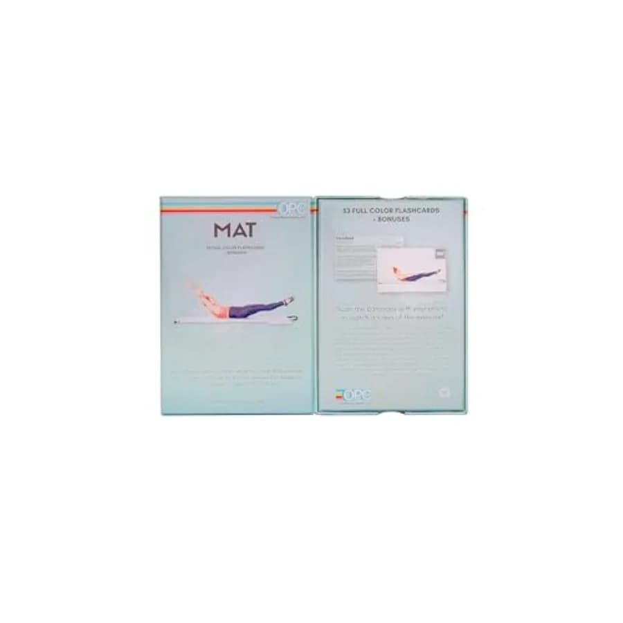 Lezioni Online di Pilates: Planner per Allenamenti Pilates con Video Tutorial, 59 Flashcard di Esercizi per Tutti i Livelli, Ideali per Yoga, Addominali, C