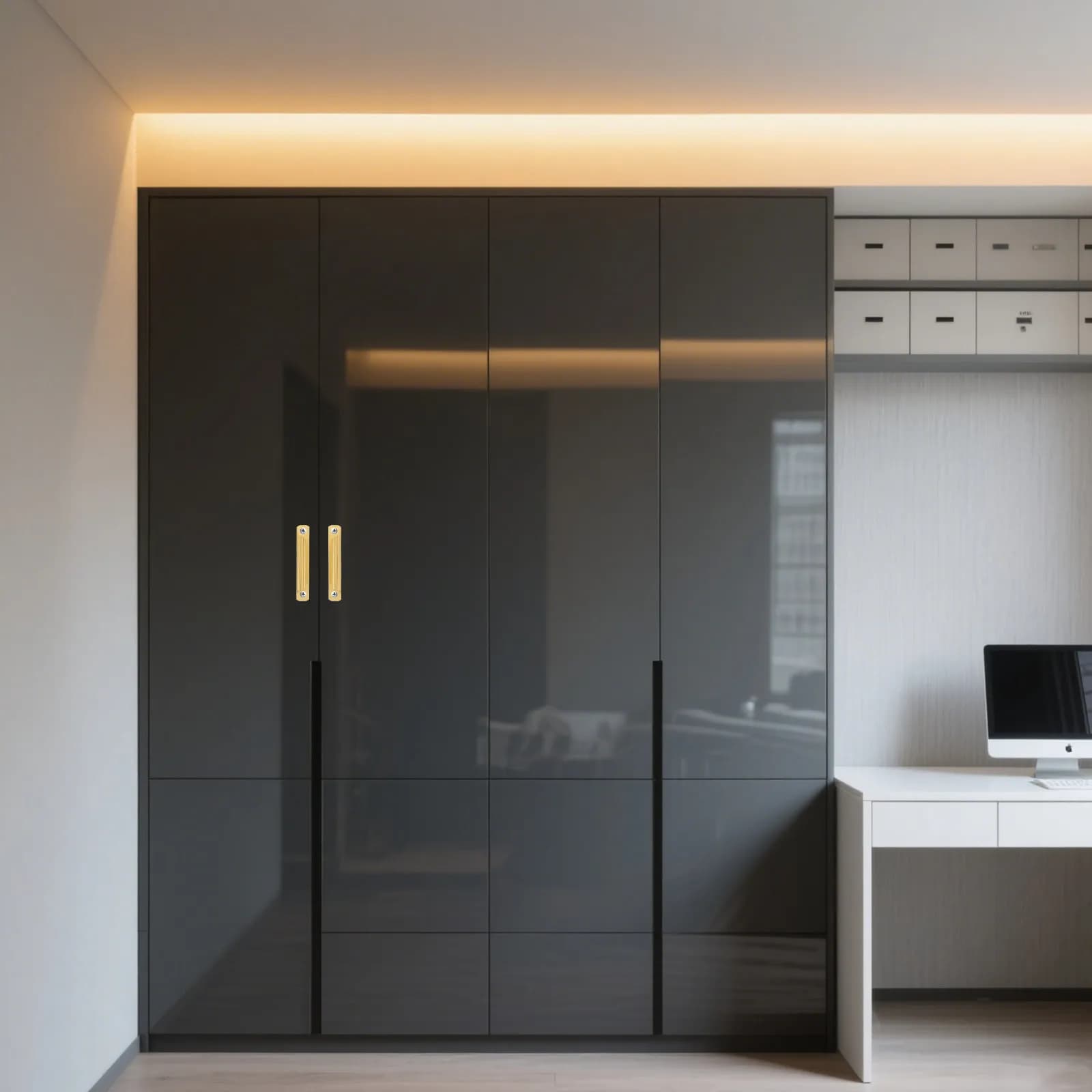 Maniglia per porta in lega di alluminio da 3 pezzi per porte con zanzariera, finestre, armadi scorrevoli, cassetti, moderna, elegante e resistente all'usura