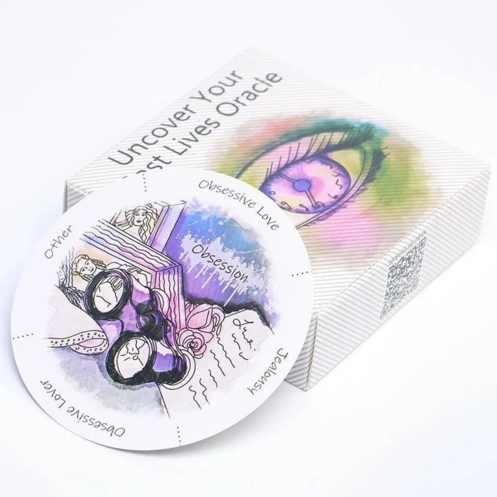 Scopri le tue vite del passato (Circle Card) scopri la tua carta Oracle delle vite del passato