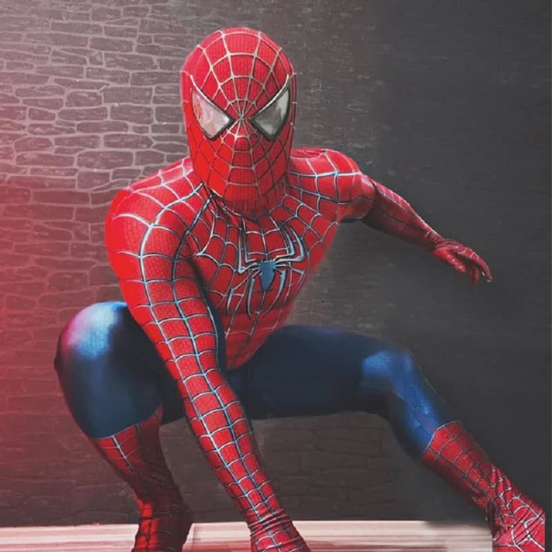 Dark Raimi Spider Cosplay Superhero 3D Spandex Bodysuit Zentai Suits Spidey Halloween Costume Disfraces Para Costume Adult