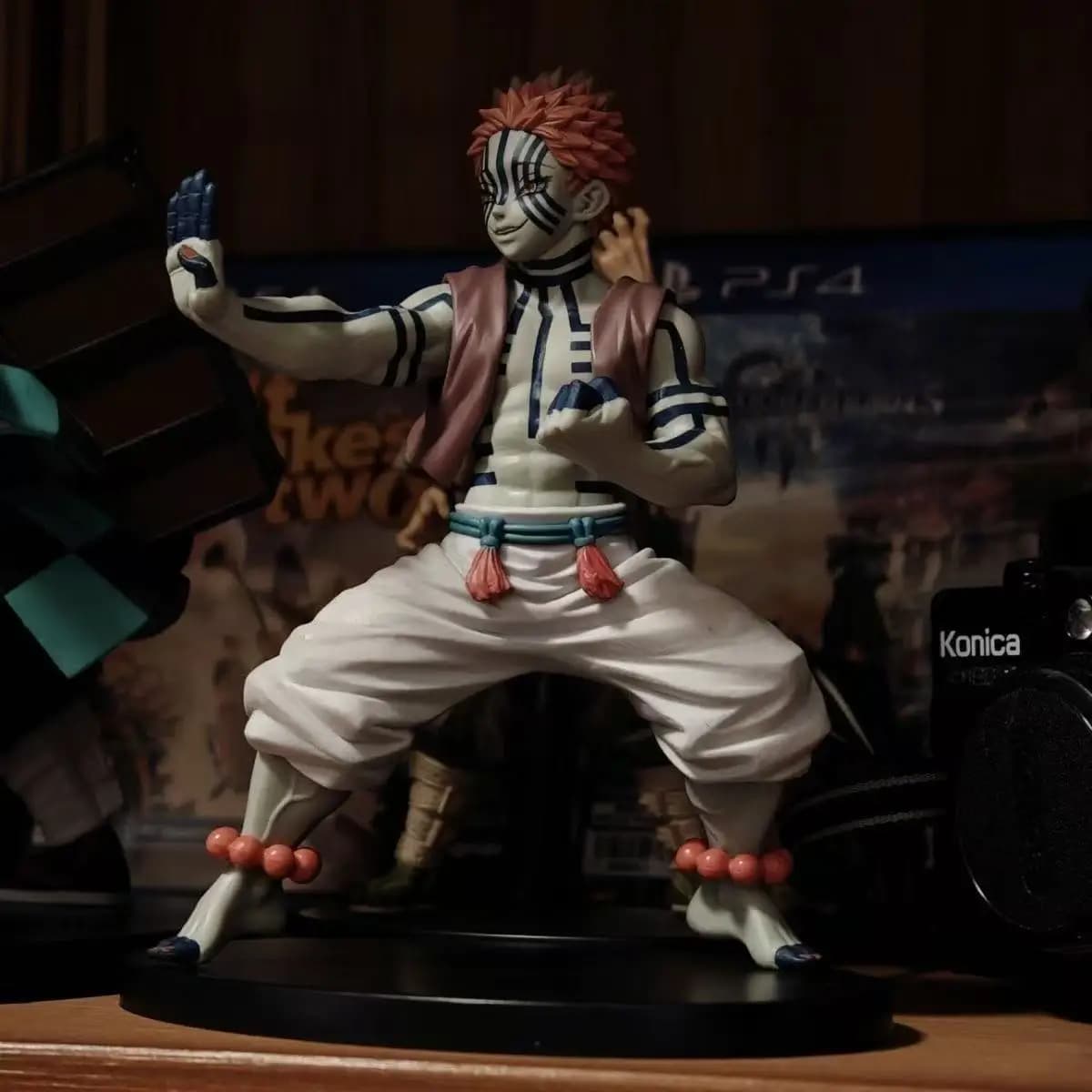 Anime Demon Slayer Figura Modello Giocattolo Juuni Kitsuki Akaza Battle Figure Doll Decorazione del desktop Regali di raccolta