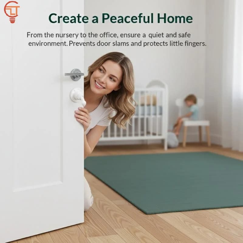 Paracolpi in Silicone per Porte, Protezione Morbida Anti-Collisione Ideale per Appartamenti, Case e Uffici