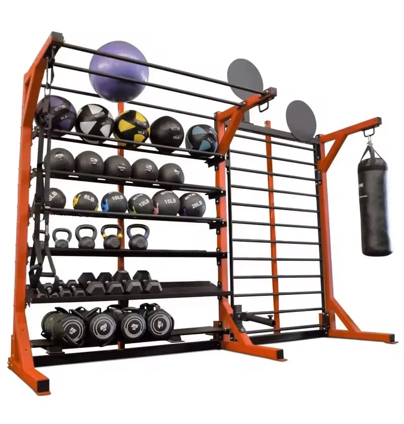 Multi-function Rack Power Multi Mass Storage Gym Fitness equipment Kettlebell Rack handlebars