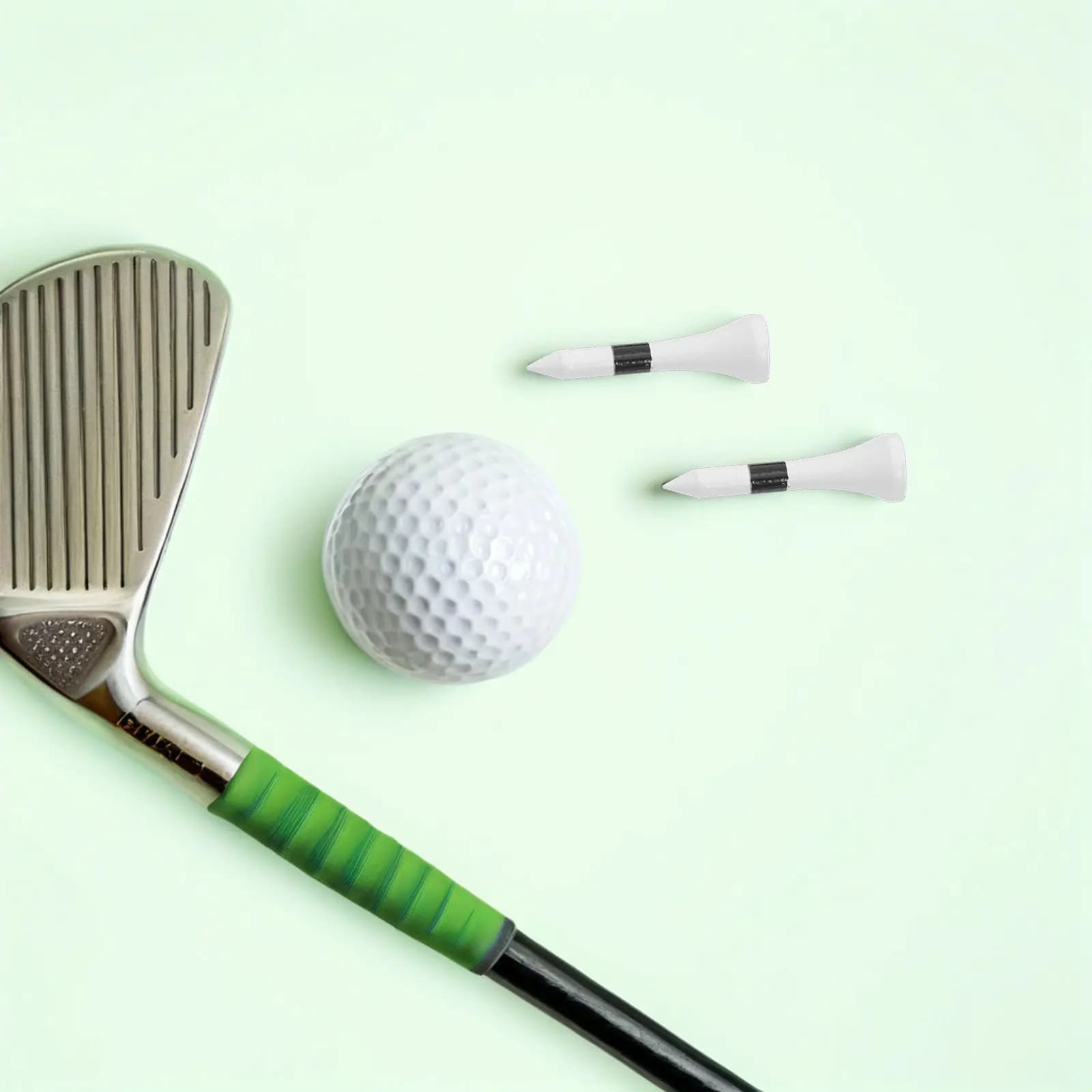 50 Pezzi Tee da Golf in Legno 38mm, in Legno Duro, Riducono l'Attrito per la Pratica sul Driving Range e l'Uso in Torneo, Tee da Golf a Gradino per Uomini, Donne e Bambini