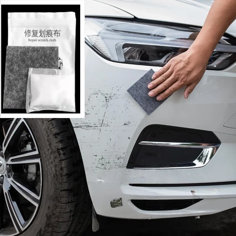 Panno per Rimozione Graffi Auto, Panno Magico Nano per Riparazione Vernice Auto e Rimozione Macchie, Accessorio per Detailing Auto