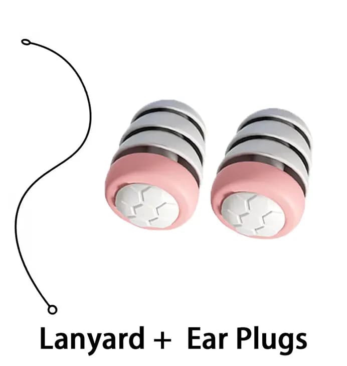 Silicone Swimming Earplugs with Lanyard Waterproof Noise-Reducing Sound Insulation Cap Three-Layer Washable Ear Protector