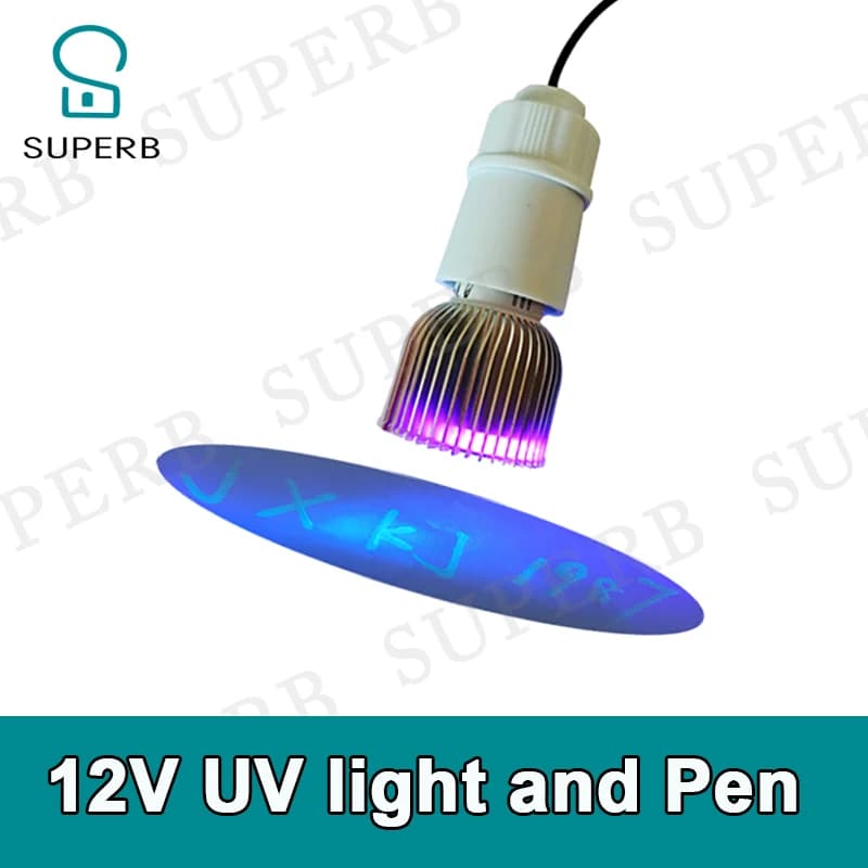 Penna magica uv vita reale stanza di fuga oggetti di scena del gioco Penna UV Luce viola Lampadina UV Luce viola Avventuriero Gioco Ottieni indizi nascosti
