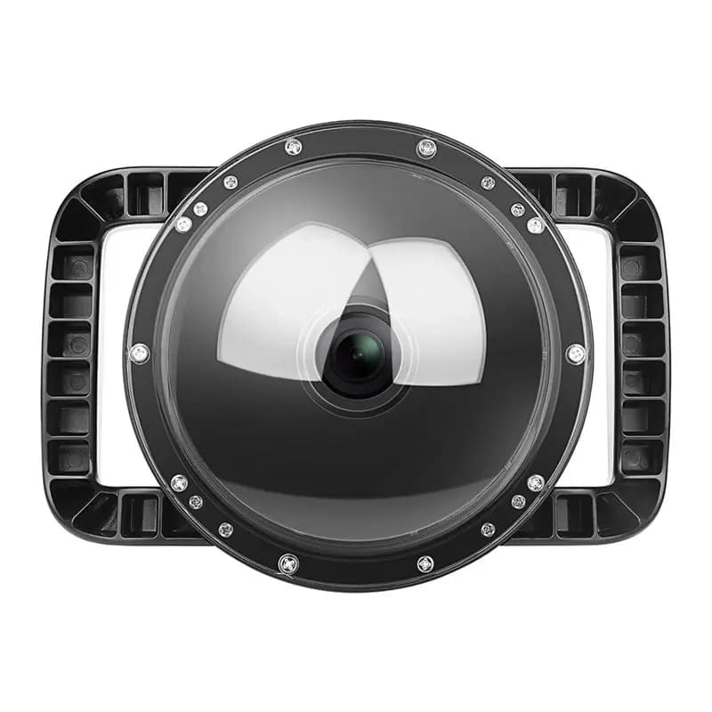 Waterproof Dual Handheld Dome Port Diving Housing Case For DJI Osmo Action 1 Camera- Surface Lens Cover With Trigger Included-A3