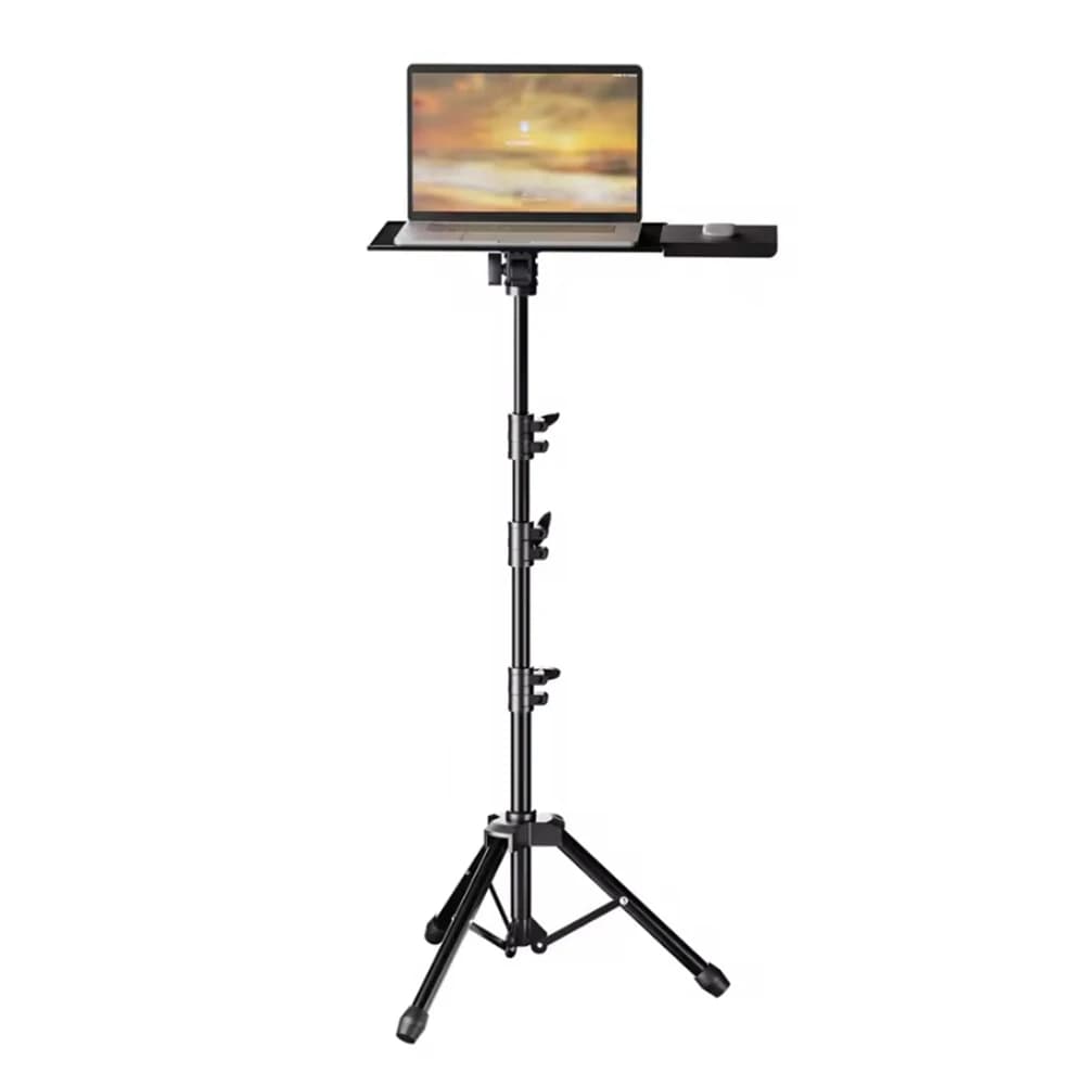 Supporto per Proiettore, Supporto per Laptop con Altezza Regolabile da 26 a 63 Pollici, Supporto per Proiettore Resistente, Treppiede Portatile da Pavimento per Casa