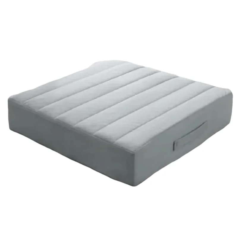 5 Inch Thick Square Floor Seat Cushion Removable Zipper Cover Portable Handle For Yoga Meditation Home Sitting