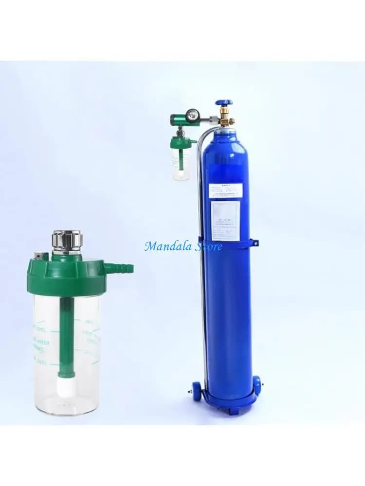 U2JC Dry Humidifier Bottle 200mL for O2 Pressure Gauge Oxygen Regulator 200mL With Indication Line