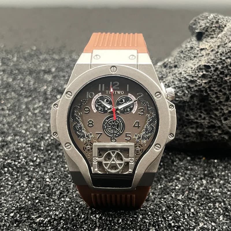 Nuovo Orologio da Polso di Lusso da Uomo, Sportivo Militare in Silicone, Orologio da Uomo d'Affari, Orologio al Quarzo Maschile, Regalo per Lui