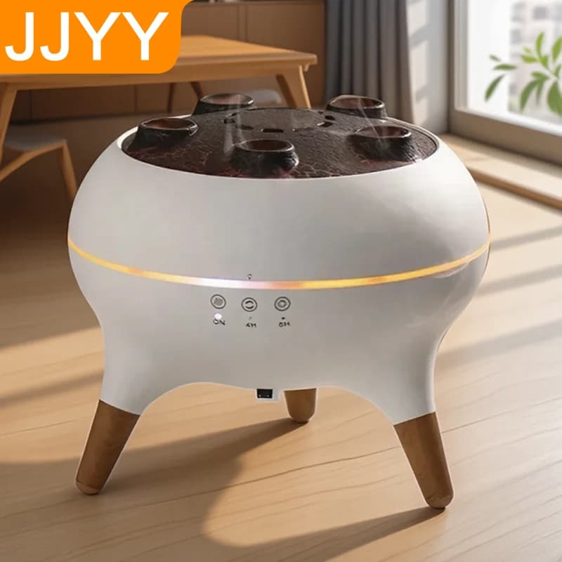 Umidificatore a Nebbia Fredda a Forma di Medusa Dinamica, Silenzioso 28dB, Diffusore di Aromi con 7 Luci Colorate e Spegnimento Automatico