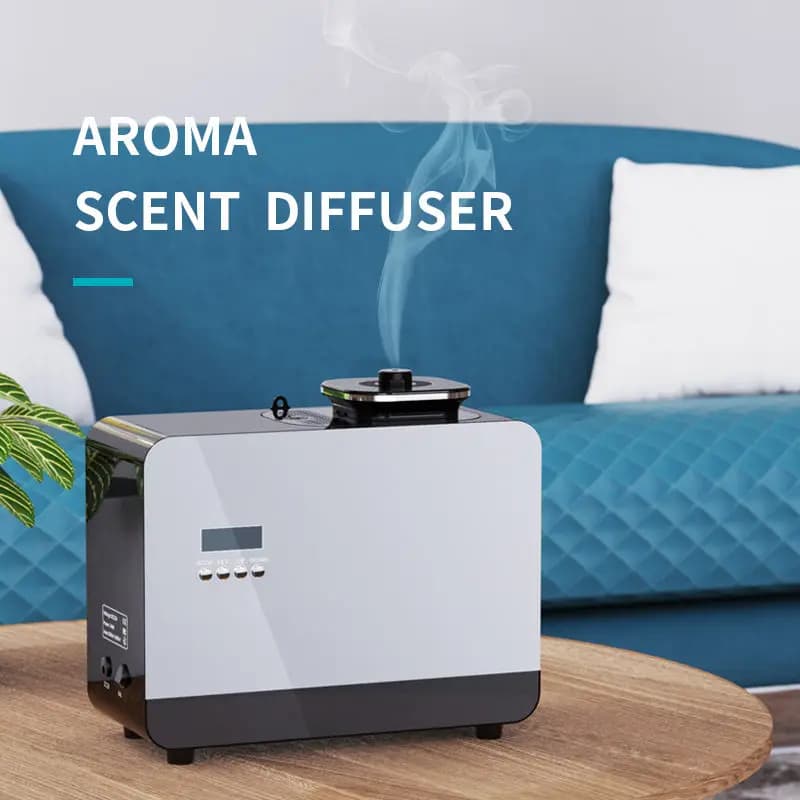Diffusore di Fragranze per Hall d'Albergo, Purificatore d'Aria con Ventilatore HVAC, Macchina per Marketing Olfattivo, Nebulizzatore a Parete, Diffusore di Oli Essenziali