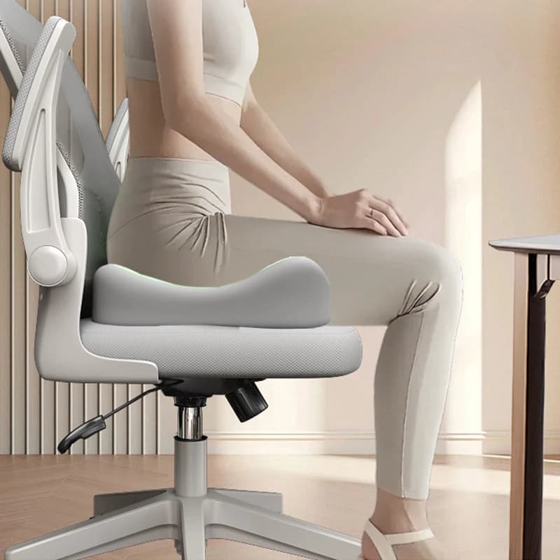 Cuscino sedile ergonomico in memory foam: base antiscivolo per sedie da ufficio e auto - Supporto per i fianchi per un massimo comfort di seduta