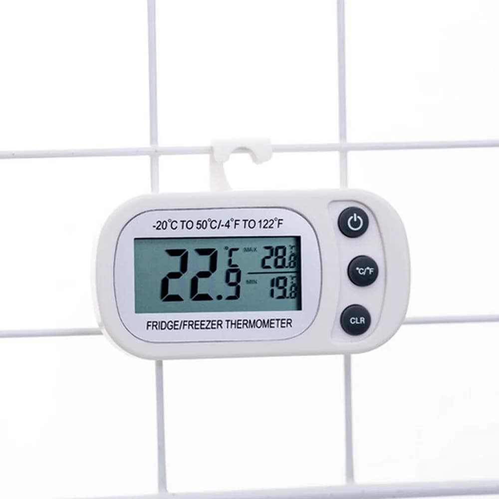 Waterproof LCD Display Refrigerator Gauge Hanging Freezer Thermometer Kitchen Tool Fridge Temperature Meter