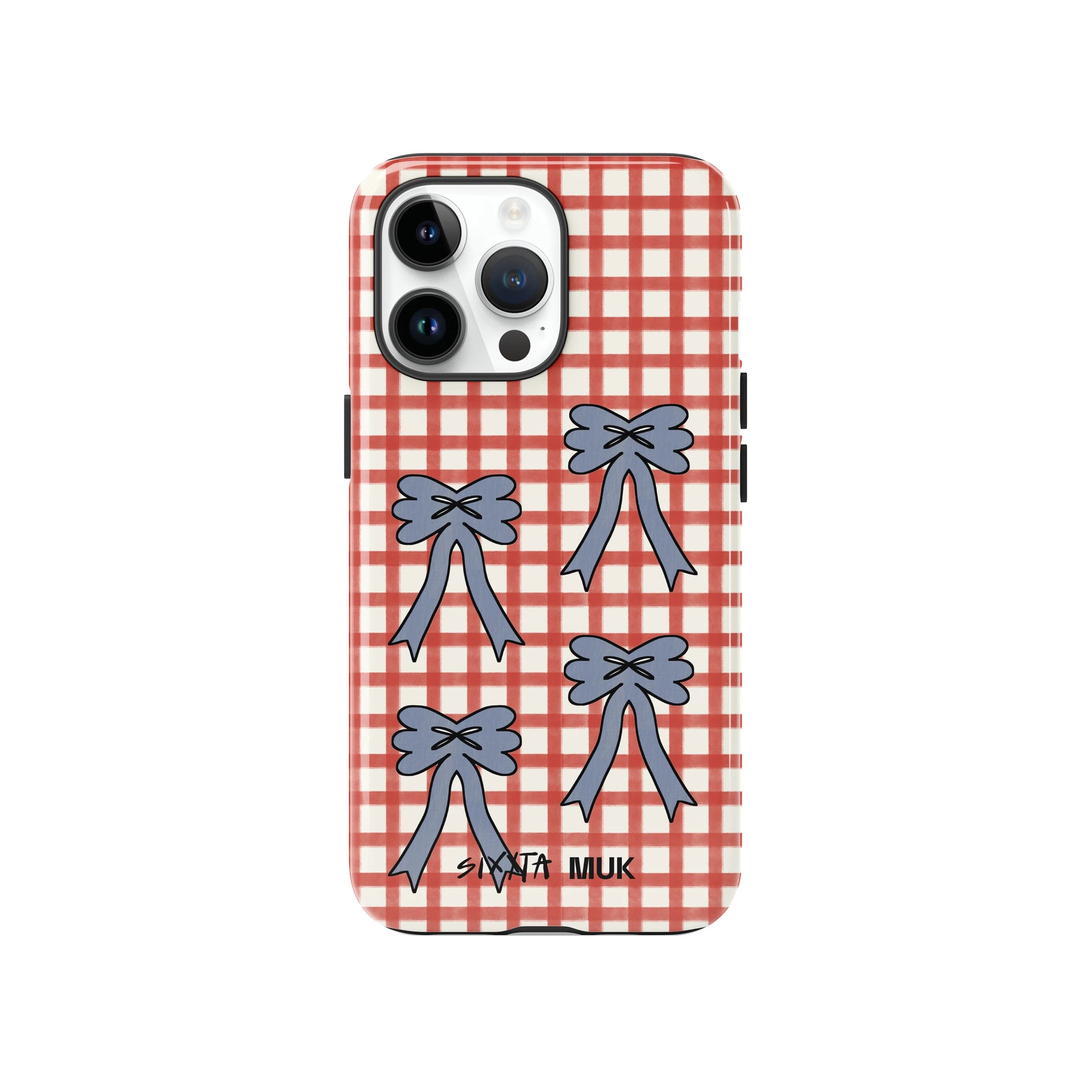 Bow pattern Phone Case for iPhone 18 17 17e 16e 16 15 14 13 12 11 X XS XR XSMAX 7 8 Air Pro Max Plus Double-layer Back Cover