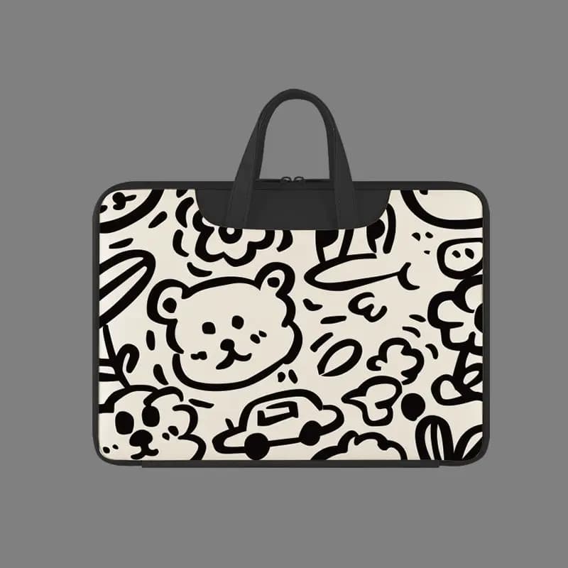 Borse per laptop per MacBook/DELL/HP/Lenovo/thinkpad 15.6/13.3 Borsa per laptop adatta borse per MacBook Air impermeabili Molte stampate Scegli