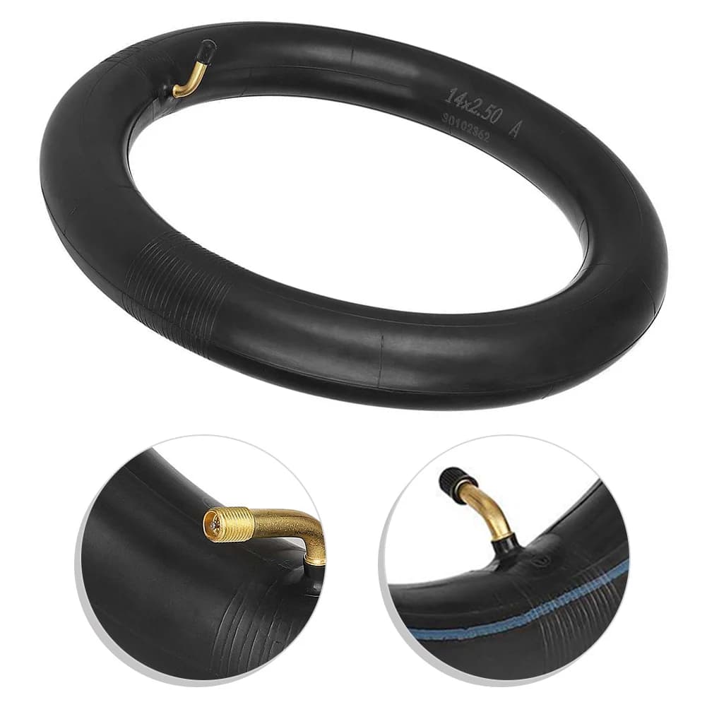 Camera d'aria da 14 pollici 14x2.50 per ruota di bicicletta elettrica Accessori per veicoli elettrici di ricambio per camera d'aria 14x2.5