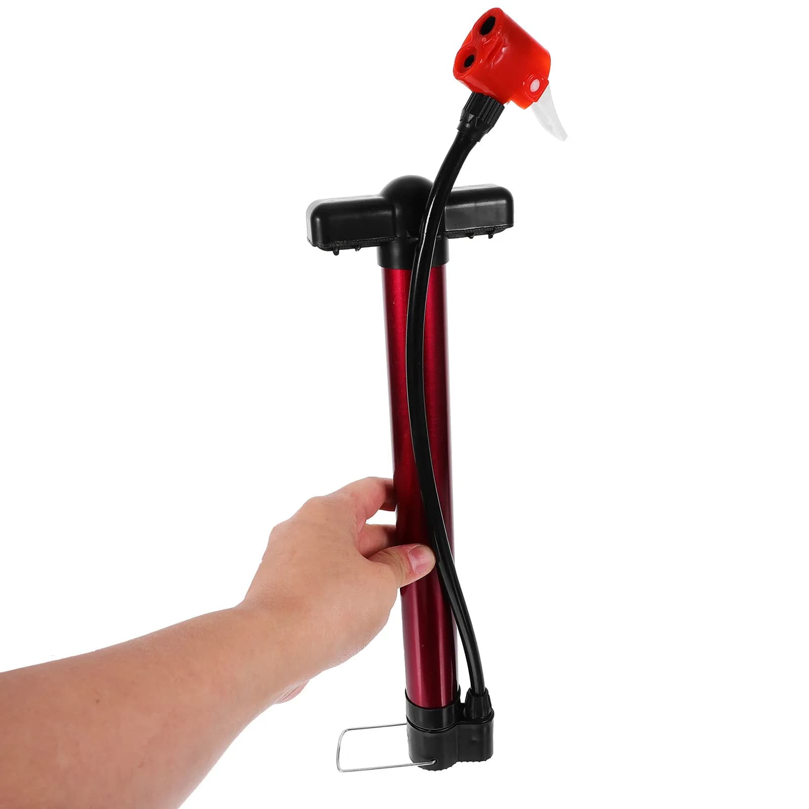 Portable Bike Pump Light Weight Multi-Functional Valves For Mountain Road Bicycle Tire Inflatable Ball Balloon Blue