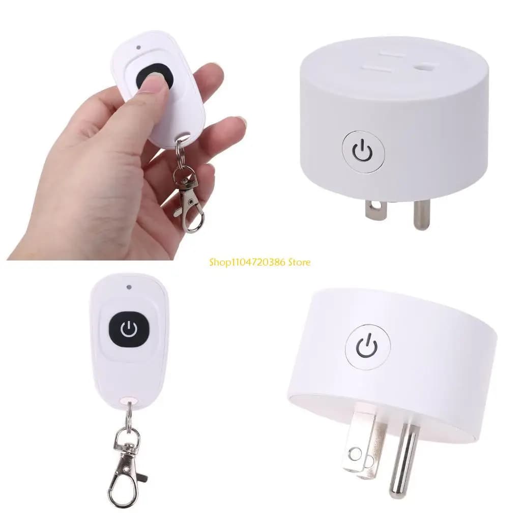 K0EA 433 mhz Telecomando RF wireless Home Office per presa corrente WiFi Presa singola per chiave americana
