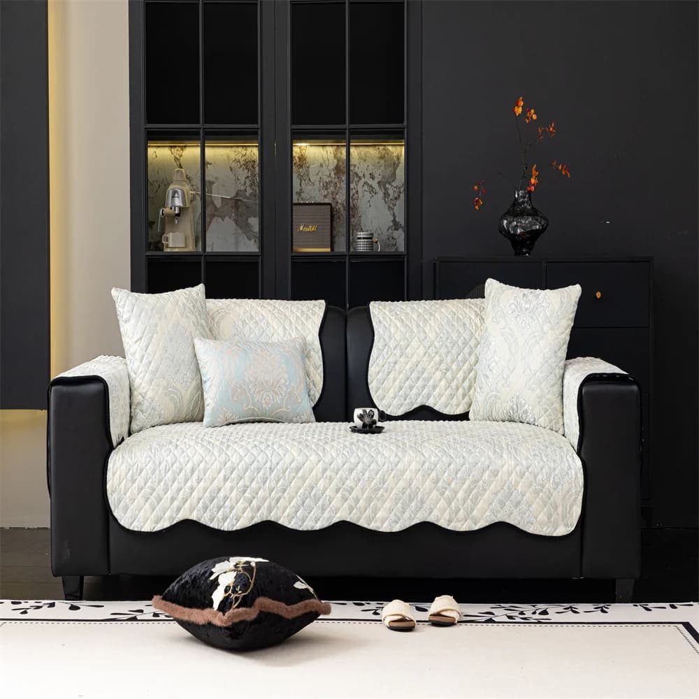 Sofa Cushion Non-Slip Cover Luxury Sensation Living Room Decor Light Weight Elegant Sofa Pad Envelope