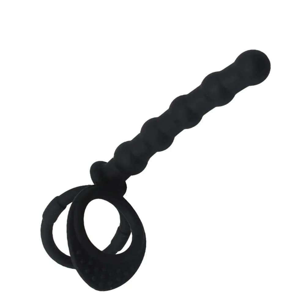 Giocattoli sessuali anali a doppia penetrazione per uomo e donna - Dildo, plug anale, perline anali e anello per il pene per ritardare l'eiaculazione