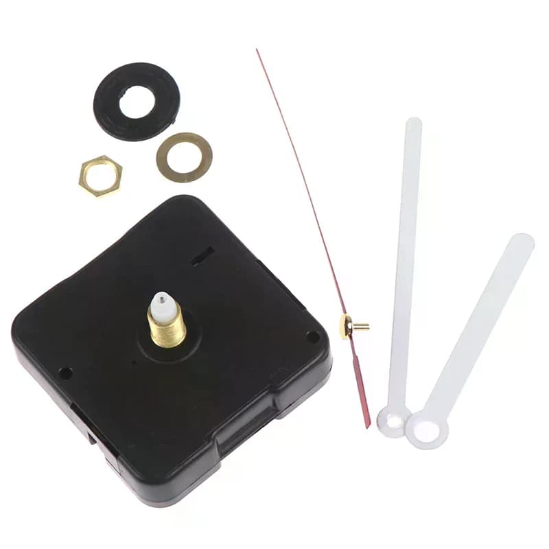 Silent Classic sliver Quartz Watch Wall Clock Movement Mechanism Parts DIY