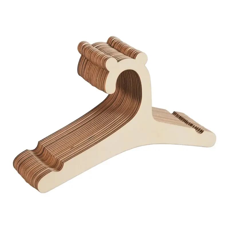 20PCS Baby Wooden Clothes Hanger Baby Creative Hanger Rack Kids Room Decor Children Coats Hanger Baby Clothing Organizer-[LUCK 9