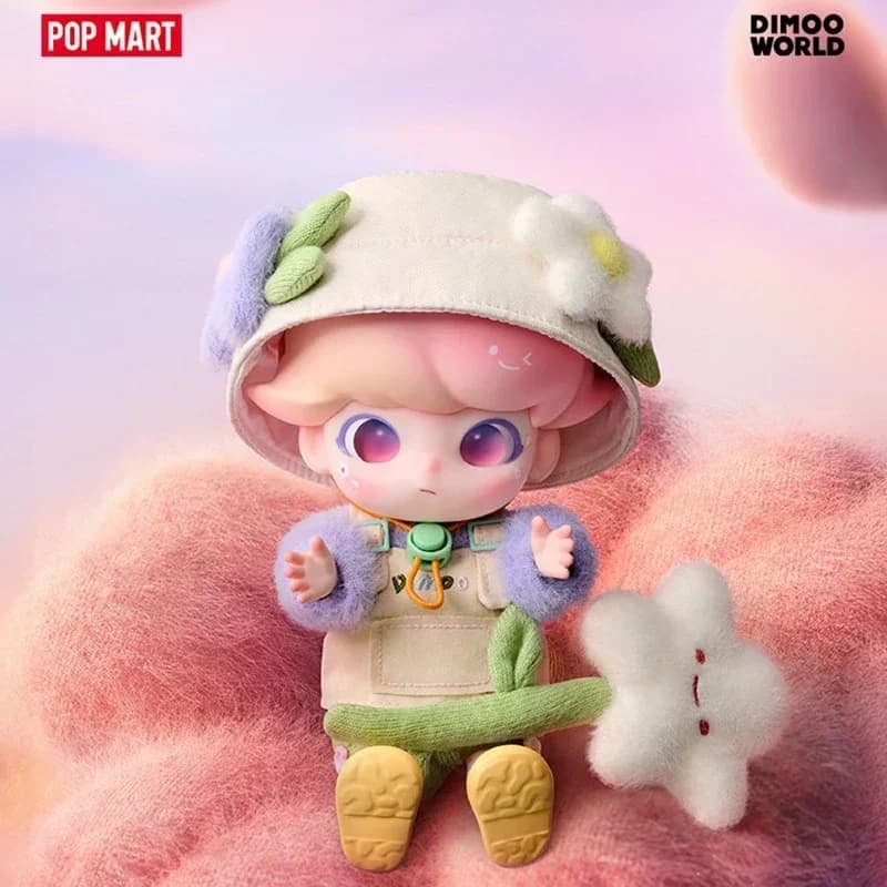 POP MART DIMOO Dream Travel Statuetta Anime in Scala 1/8 - Mystery Blind Box Figurina da Collezione per Arredamento Casa