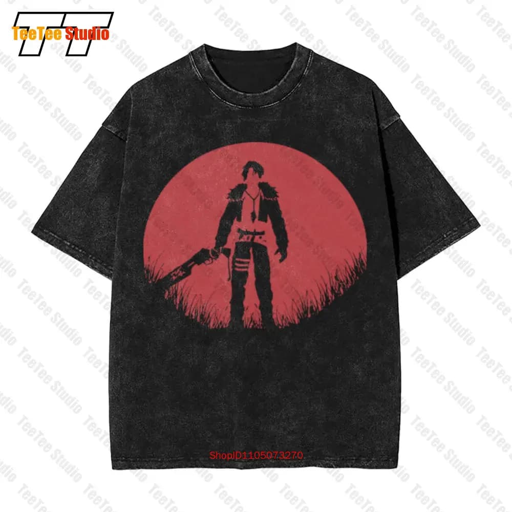 Squall Leonhart Final Fantasy 8 Viii Gamer T-shirt vintage oversize FHR9