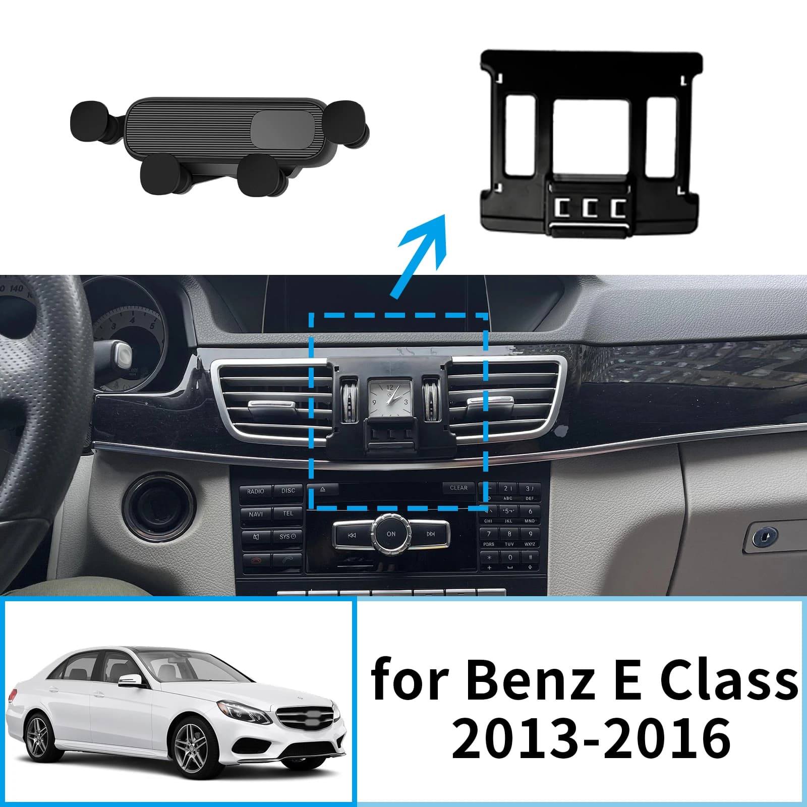Supporto per telefono cellulare per auto per Mercedes Benz Classe E W212 2013 2014 2015 2016 Staffa GPS Supporto di navigazione Accessori auto