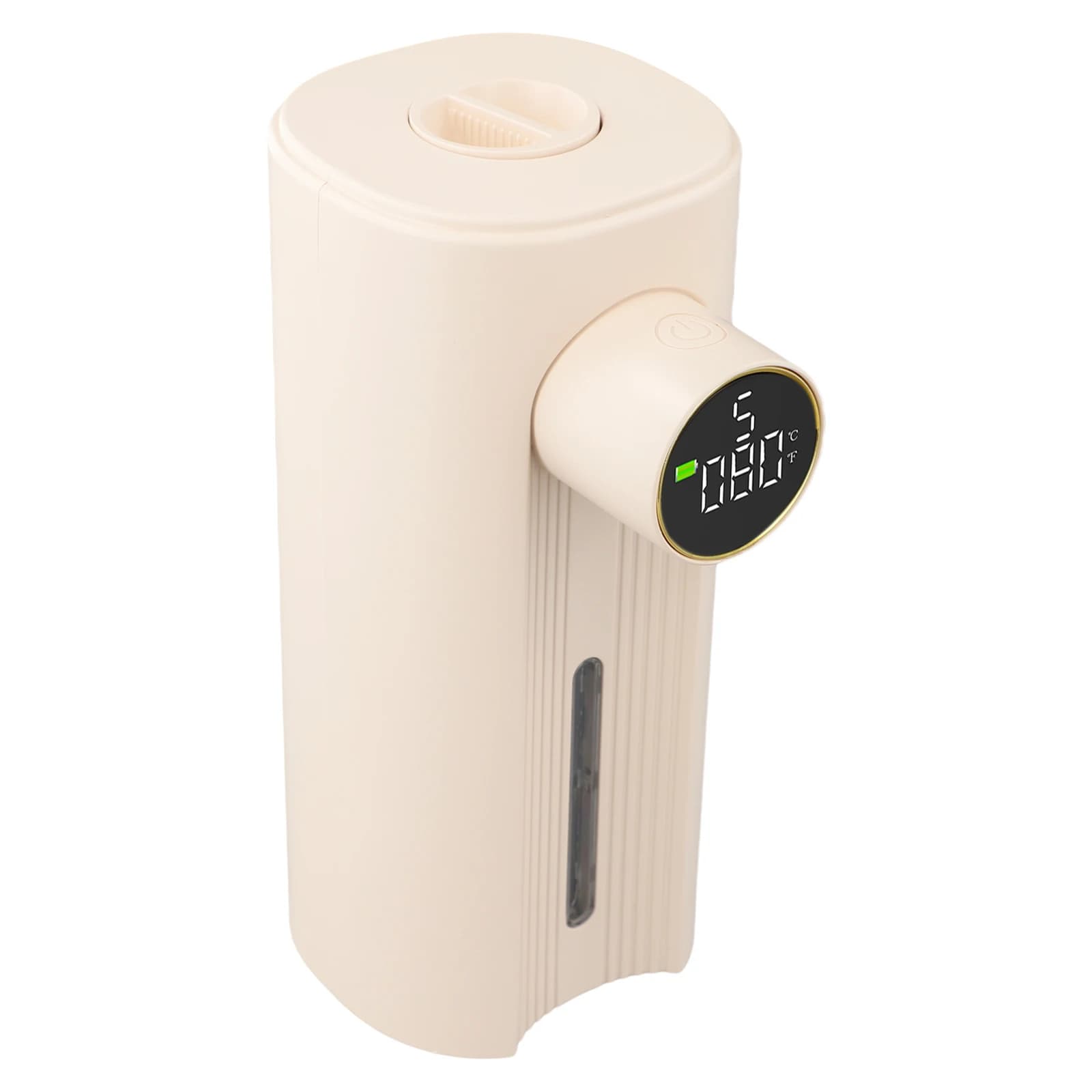 Per la cucina Dispenser automatico di sapone Lavastoviglie Lavaggio a mano Dispenser automatico di sapone beige Design del corpo integrato
