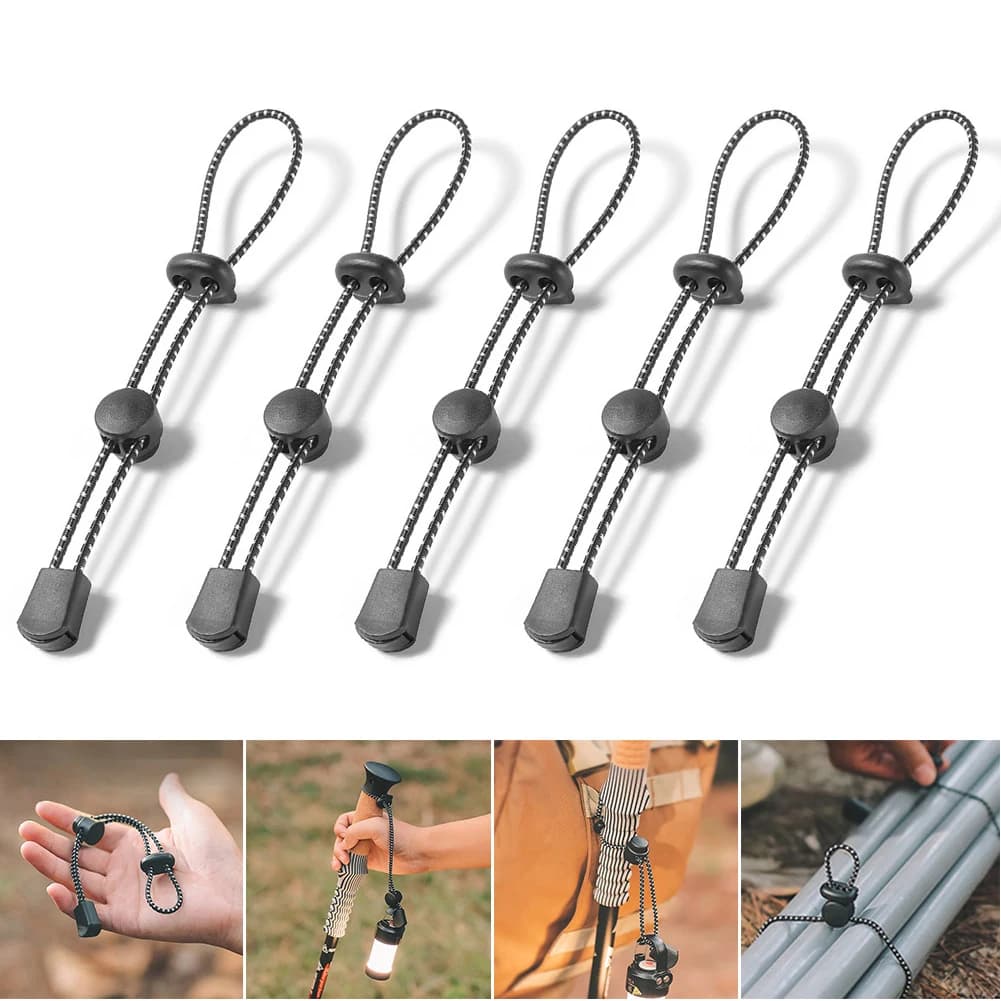 2/4/6 pcs backpack walking stick support Trekking hiking pole fixing rope rope outdoor sport small tools for camping mountain