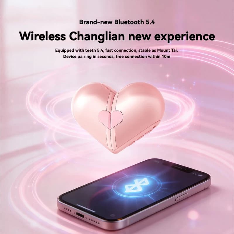 Mini Altoparlante Bluetooth a Forma di Cuore, Altoparlante Bluetooth per Esterni, Altoparlanti Tascabili con Suono HiFi, Mini Altoparlanti per Casa, Feste