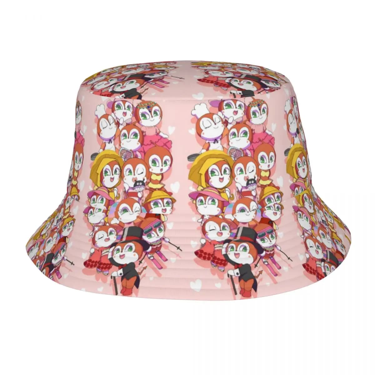 Cappello da Pescatore Personalizzato con Stampa Anpanman per Uomo e Donna, Ideale per l'Estate e la Spiaggia