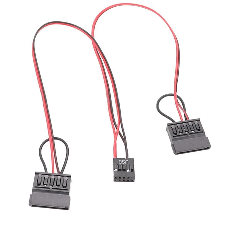239 USB to SATA Power Cable Splitter for ITX Motherboard USB 9 Pin to SATA Wire Laptop PC 2.5inch Hard Disk SSD Power Line