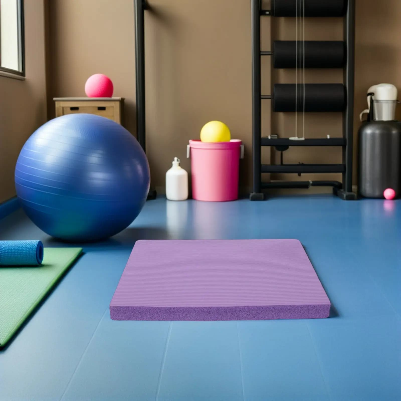 Balance Training Pad Thickened Kneeling Mat Soft Non-Slip Yoga Exercise Cushion for Fitness Planks Ab Wheel Workout Support