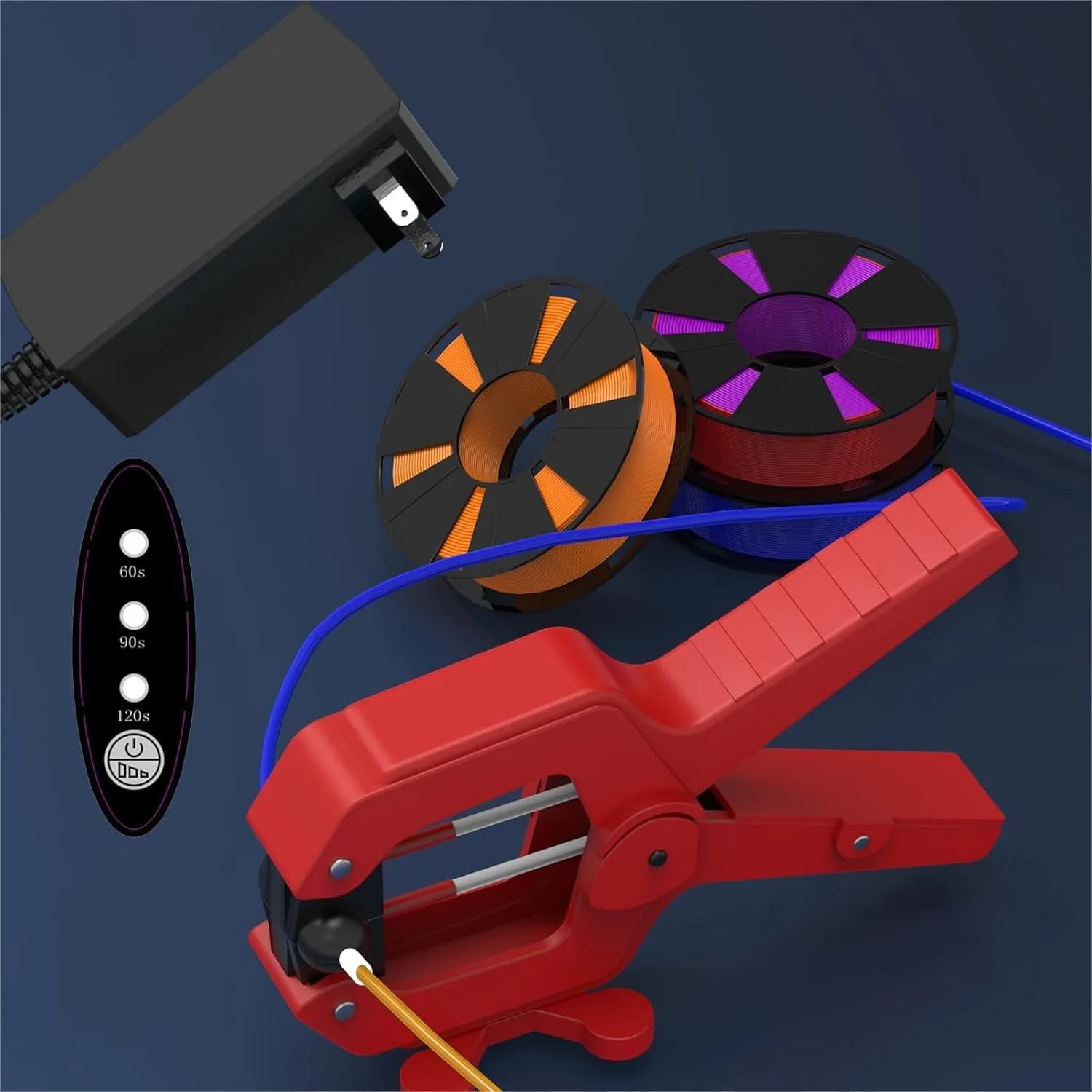 Connettore per Filamento per Stampante 3D, Giuntatore da 1,75mm e 2,85mm, Fino a 240 Pezzi ℃ Per PLA ABS TPU PETG PA PC