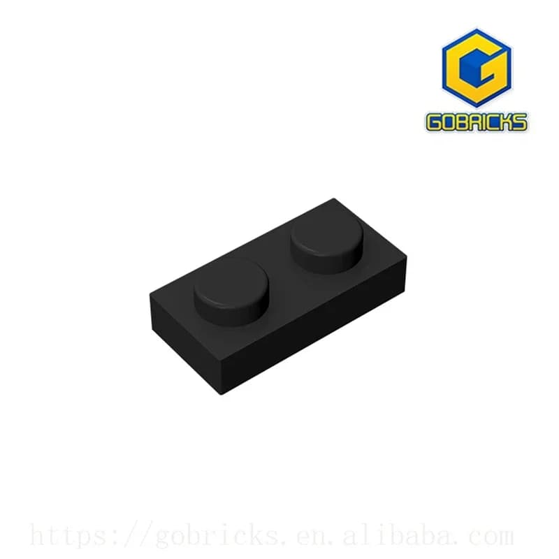 Gobricks GDS-502 Building Block Piastra fai da te 1 x 2 compatibile con lego 3023 6225 Assemblaggio educativo giocattoli per bambini Regalo MOC