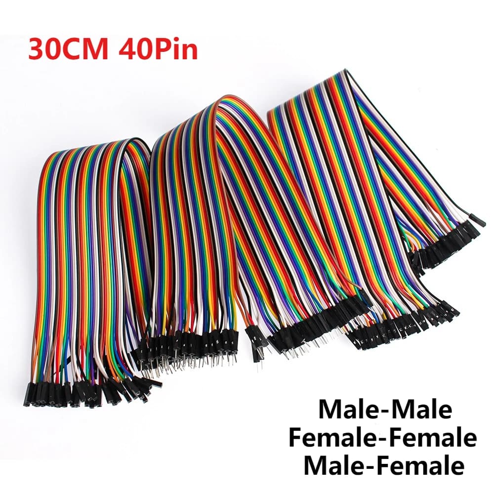 40PIN 30CM Dupont Line Male set + Male to Female and Female to Female Dupont Cable Bridges to Arduino