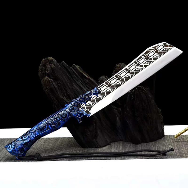 Coltello tritatutto in legno lama in acciaio ad alto contenuto di Manganese ascia lunga Machete Longquan coltelli da cucina Chop Big Bone e strumenti per pollame Meser